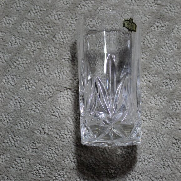 Set of 4 Crystal Zajecar Glass Tumbler 24% Lead Heavy Duty Glassware EUC - Picture 2 of 6